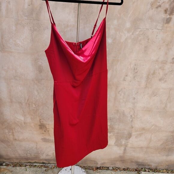 Deep secret plus size short slip dress - Picture 1 of 4
